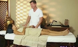 Oriental cosset rub down and be hung up on